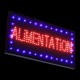 Enseigne Lumineuse "ALIMENTATION"
