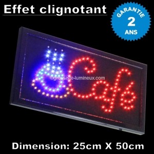 Enseigne Lumineuse "CAF&Eacute;"