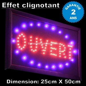 Enseigne Lumineuse "OUVERT"