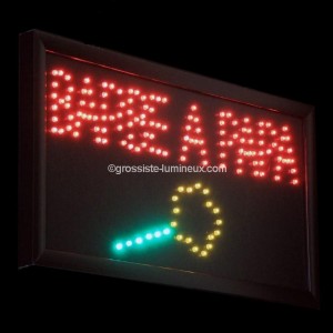 Enseigne Led "BARBE A PAPA"