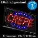 Enseigne Lumineuse "CREPE"