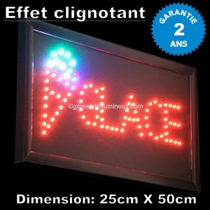 Enseigne Lumineuse "GLACE"