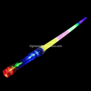 Epee lumineuse "Arc en ciel"