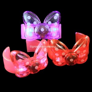 Bracelet lumineux "Noeud papillon"