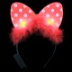 Serre Tête Lumineux "Noeud Papillon foururre"