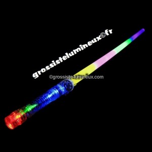 Epee lumineuse "Arc en ciel" Destockage