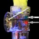 Epee lumineuse "Arc en ciel"