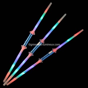 B&acirc;ton lumineux Led 70cm  "Baguette de Majorette"