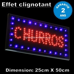 Enseigne Lumineuse "CHOURROS"