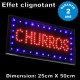 Enseigne Lumineuse "CHOURROS"