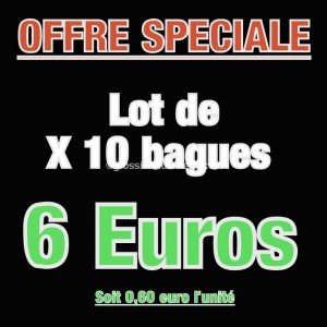 Bagues lumineuses Lot