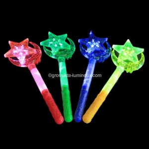 B&acirc;ton lumineux Led 40cm  "Croissant d'&eacute;toile"