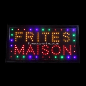 Enseigne Lumineuse "FRITES MAISON"