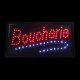 Enseigne Led "BOUCHERIE"