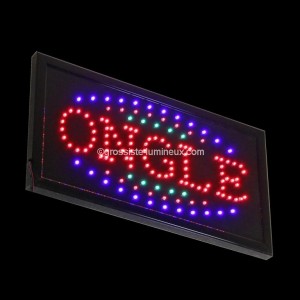 Enseigne Lumineuse led "ONGLE"