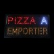 Enseigne Lumineuse leds "PIZZA A EMPORTER"