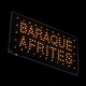 Enseigne Lumineuse leds "BARRAQUE A FRITES"