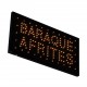 Enseigne Lumineuse leds "BARRAQUE A FRITES"