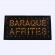Enseigne Lumineuse leds "BARRAQUE A FRITES"