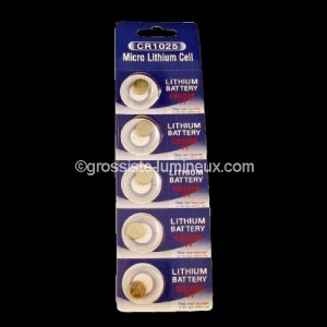 Piles bouton CR1025 (X5)