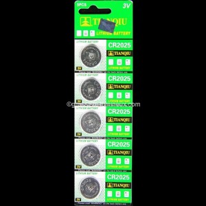 Piles bouton CR2025 (X5)