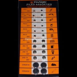 Plaquette de X24 Piles Bouton